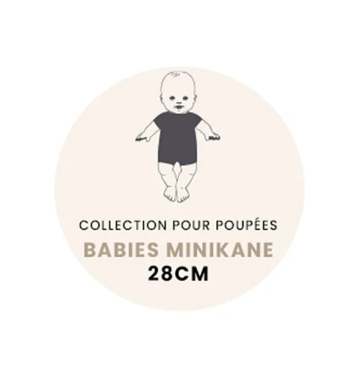 Baby-/Katzenanzug aus der Minikane-Kollektion aus Kunstpelz