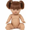Gordi-Puppe Raphaëlle von Minikane mit braunen Schlafaugen.