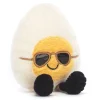 Jellycat Amüsantes gekochtes Ei, schick mit Sonnenbrille