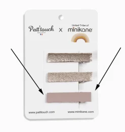 1 Lederhaarspange für Puppen der französischen Marke Minikane