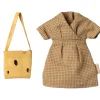 Maileg Bekleidungsset Mutter Maus / Kleid und Tasche