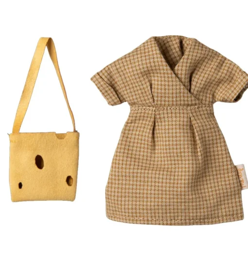 Maileg Bekleidungsset Mutter Maus / Kleid und Tasche