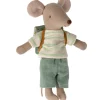 Maileg Big Brother Dreiradmaus mit Tasche