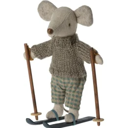 Maileg Big Brother Maus mit Skiset