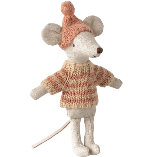 Maileg Strickpullover und Mütze für die Big Sister Maus