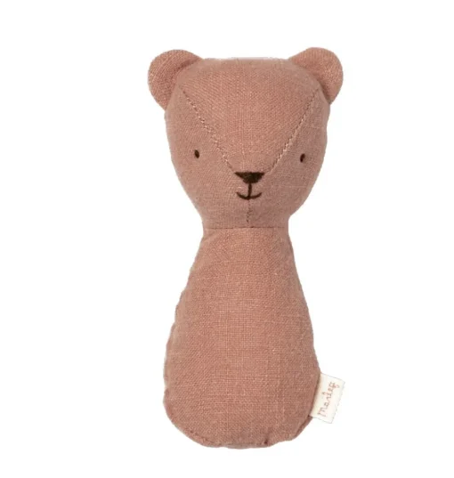 Maileg Teddybärrassel / Altrosa