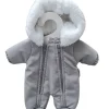 Mamamemo Schneeanzug / Skianzug grau für Gordi-Puppen