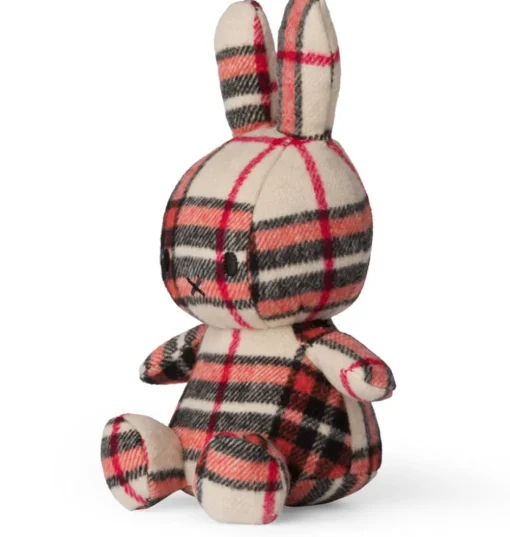 Miffy / Miffy aus wollig kariertem Stoff