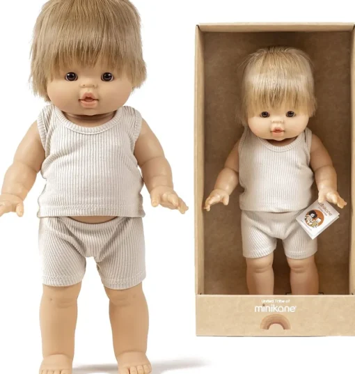 Minikane / Paola Reina Gordi Puppe Archie mit Unterwäsche / 37 cm