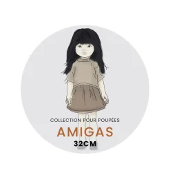 Minikane Amigas Baumwollpuppenkleid Nausicaa