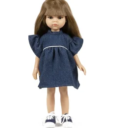 Minikane Amigas Puppenkleid Daisy und Jeans / Denim