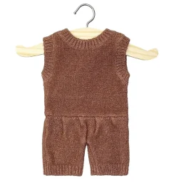 Minikane Barboteuse Orlando und Karamel Chiné-Trikot für Gordi-Puppen