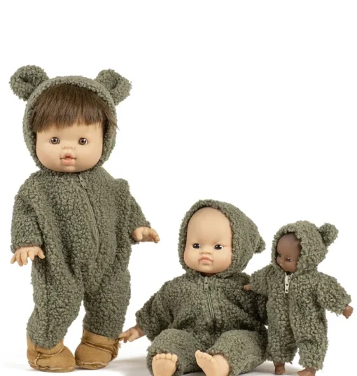 Minikane Bärenanzug Combinaison Winnie und Bouclette K für Gordi-Puppen