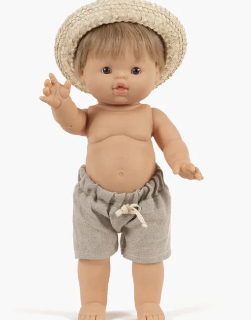 Minikane Strohhut Pablo für Gordi Puppen