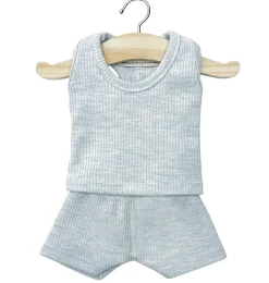 Minikane Unterwäscheset kleine Basics Marcel blau