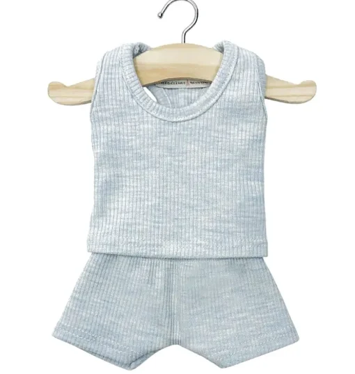 Minikane Unterwäscheset kleine Basics Marcel blau