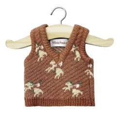 Mini-Kane-Débardeur Léonardo und Trikotmotiv Grands Espaces für Gordi-Puppen