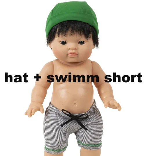 Minikane-Hut mit Badehose für Gordi-Puppen von Paola Reina und Minikane