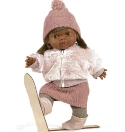Minikane-Jacke aus rosa Kunstpelz für die Gordi-Puppen