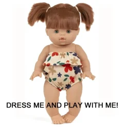 Minikane-Puppe Gabrielle, eine Paola Reina Gordi-Puppe, die speziell für Minikane 34 cm entworfen wurde