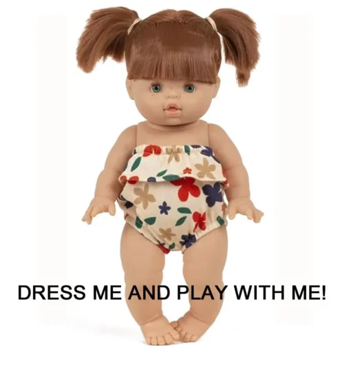 Minikane-Puppe Gabrielle, eine Paola Reina Gordi-Puppe, die speziell für Minikane 34 cm entworfen wurde
