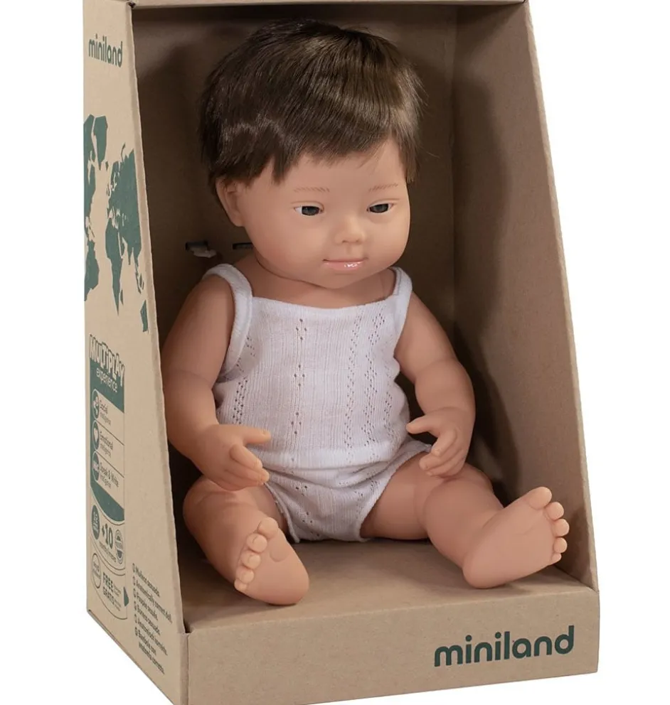 Miniland Puppenjunge mit Down-Syndrom 38 cm