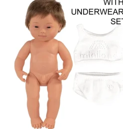 Miniland Puppenjunge mit Down-Syndrom 38 cm