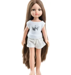 Paola Reina Amigas Puppe Carol mit extra langen Haaren