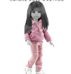 Paola Reina Amigas Puppenkleidungsset, Kapuzenpullover und Jogginghose