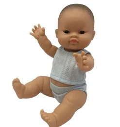 Paola Reina Babypuppenjunge Asiatin mit Unterwäsche