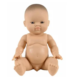 Paola Reina Gordi Babypuppe Asiatischer Junge mit blauen Augen