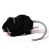 Schwarze Ratte Kuscheltier Hansa 12 cm